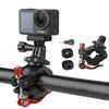 Sunnylife Sports Camera Morsetto universale per bicicletta Rotazione 360 Clip 19-35mm per DJI Action / Insta360 / GoPro (Nero)