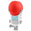 Per Insta360 X3 PULUZ Custodia subacquea invisibile Copriobiettivo Custodia protettiva in silicone (Rosso)