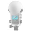 Per Insta360 X3 PULUZ Custodia subacquea invisibile Copriobiettivo Custodia protettiva in silicone (Bianco)