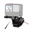 PULUZ Clip di montaggio per action cam sul parabrezza del motociclo per GoPro Hero12 Black / DJI Osmo Action 4 / Insta360 X4 / Ace Pro e altre action camera (Nero)