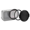 Per Insta360 Ace Pro PULUZ Anello adattatore filtro obiettivo UV da 52 mm con copriobiettivo (nero)