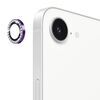 Per iPhone 16e ENKAY AR Antiriflesso Anello di Diamanti Individuale Obiettivo della Fotocamera Pellicola Completa in Vetro (Viola Scuro)