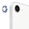 Per iPhone 16e ENKAY AR Antiriflesso Anello di Diamanti Individuale Obiettivo della Fotocamera Pellicola Completa in Vetro (Blu Mare)