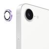 Per iPhone 16e ENKAY AR Antiriflesso Anello di Diamanti Individuale Obiettivo della Fotocamera Pellicola Completa in Vetro (Viola Chiaro)