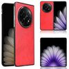Per OPPO Find N5 Custodia per telefono con texture Litchi e retro in silicone (rosso)