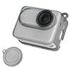 Custodia protettiva in TPU morbido per Insta360 GO 3 / 3S con copriobiettivo (grigio inchiostro)