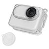 Custodia protettiva in TPU morbido per Insta360 GO 3 / 3S con copriobiettivo (trasparente)
