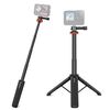 PULUZ Action Camera Extension Treppiede Selfie Stick Stand per GoPro (Nero)