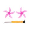 1 paio per DJI Neo RCSTQ Drone 5 pale lama di ricambio a sgancio rapido (rosa)