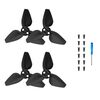 Per DJI Neo BRDRC 2 paia di accessori per la protezione delle ali dell'elica del drone (nero)