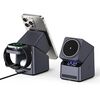 X11 Rotazione a 180 gradi 4 in 1 Ricarica wireless magnetica (grigio)