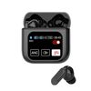 Auricolari sportivi wireless in-ear con touchscreen a colori TFT da 1,9 pollici, ANC+ENC, riduzione del rumore, 5,4 pollici (nero)