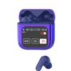 Auricolari sportivi wireless 5.4 ANC+ENC con touchscreen a colori TFT da 1,9 pollici, riduzione del rumore (viola)