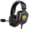 SoulBytes S21 Cuffie auricolari omnidirezionali leggere in memory foam con microfono, lunghezza: circa 2 m (nero)