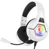 SoulBytes S100 Microfono omnidirezionale Cuffie per eSport, lunghezza: circa 1,9 m (bianco)