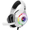 KOTION EACH GS410 Microfono omnidirezionale con riduzione del rumore? Cuffia, lunghezza: circa 1,9 m (bianco)