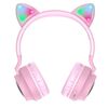 hoco W27 Auricolare Bluetooth con orecchie di gatto (rosa)