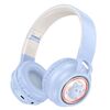 hoco W50 Auricolare Bluetooth carino e divertente da indossare sulla testa (blu)