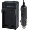 Caricabatteria da auto per fotocamera digitale per Olympus u700 / u720sw / U800 (Li-40B / Li-42B) (Nero)