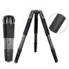 BEXIN ST424C Treppiede fotografico robusto in fibra di carbonio per videocamera, tubo massimo: 40 mm