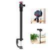 Puluz C Morsetto a morsetto Light Stand Destensione Asta dell'albero centrale Asta monoped Kit con testa a sfera, Lunghezza dell'asta: 33-60 cm (nero)