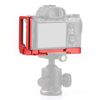 PULUZ Supporto per base con staffa a piastra a sgancio rapido verticale da 1/4 di pollice per Sony A9 (ILCE-9) / A7 III / A7R III (rosso)