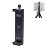 Xiletu Xj15 Live Broadcast Desktop Full Metal Tripod Mount Tablet Pc Morsetto per telefono con fori per viti da 1/4 di pollice e base per scarpe fredde (nero)