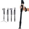BEXIN P285-A Portable Travel Outdoor DSLR Camera Supporto per monopiede in lega di alluminio (nero)