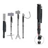 BEXIN P308A Supporto per monopiede in lega di alluminio per fotocamera DSLR da viaggio portatile (nero)