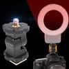 LUXCEO PA1 Fotocamera Universale Hot Shoe Holder Suming Ball-Head Bracket (Nero)