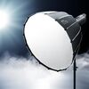 Triopo KP2-60 60 cm Speedlite Flash Flash Deep Parabolic Softbox Bowens Mount Diffusore (nero)