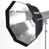 Triopo K2-90 90 cm Speedlite Flash Octagono PARABOLICK Softbox Softbox Bowens Diffusore (nero)