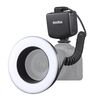 GODOX RING72 Macro Anello 48 LED Flash Light con 8 anelli adattatore di dimensioni diverse (nero)