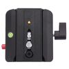 Fittest FC-501 Assemblaggio a sgancio rapido Adattatore morsetto in lega di alluminio con piastra scorrevole a sgancio rapido per sostituzione treppiede Manfrotto 577