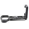 PIÙ ADATTO LB-A6500 Spara verticale Quick Release L Piastra supporto della staffa di base per Sony ILCE-6500 (A6500) Camera metallo ballhead (nero)