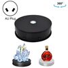 20cm Elettrico Display giradischi rotante Stand LED Video Light Shooting Shooting TurnTable, Plug Plug: 220V AU Plug (Nero)