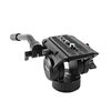 Bexin VH-105 Panorama di 360 gradi Panorama Heavy Duty Treppiede Action Fluid Testa di trascinamento (nero)