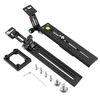 BEXIN VR-220 220mm Lunghezza in lega di alluminio Piatto di rilascio rapido esteso per Manfrotto / Sachtler (nero)