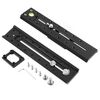 BEXIN VR-220L 220mm Length Aluminum Alloy Extended Quick Release Plate for Manfrotto / Sachtler (Black)