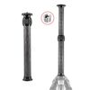 Bexin P262C 235mm-396mm Trippiede Extension Pole Carbon Fibra Center Center Trippod Extender (Nero)