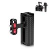 PULUZ Manico laterale in metallo per fotocamera universale con supporto per slitta fredda per stabilizzatore della gabbia della fotocamera (nero)