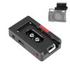 PULUZ NPF970 Base in metallo per batteria per Canon / Nikon / Panasonic (nero)