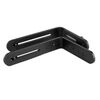 NST-6494 Staffa flash per fotocamera a doppia L per fotocamera con adattatore hot shoe da 1/4 di pollice in lega di alluminio
