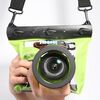 Tteoobl 20m Subacquea Custodia per Fotocamera Subacquea Custodia per Fotocamera Impermeabile Dry Bag, Taglia: L(Verde)