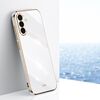 Per Samsung Galaxy A36 5G XINLI Custodia per telefono in TPU elettroplaccato 6D con bordo dritto (bianco)