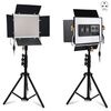 VLOGLITE W660S per la registrazione di film video 3200-6500K Illuminazione video a LED con treppiede, spina: spina UK