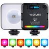 VLOGLITE W-S6 Mini lampada magnetica per atmosfera al tramonto a colori RGB LED per fotocamera