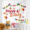 Layout di compleanno Panno da appendere Panno da parete per foto per bambini, dimensioni: 180x230 cm Velluto(39)