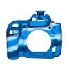 Custodia protettiva in silicone per fotocamera Pixel P001 per Nikon D750 (camouflage oceano)