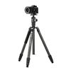 Fotopro X-go Max E 2 Treppiede monopiede portatile in fibra di carbonio 2 in 1 (nero)